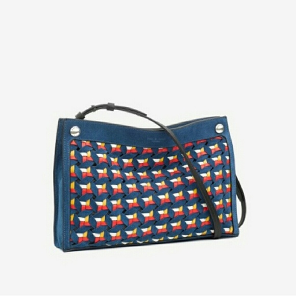 rag & bone Handbags - NWT Rag & Bone Compass Woven Suede Crossbody